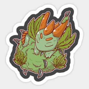 Cannabis Dragon Sticker